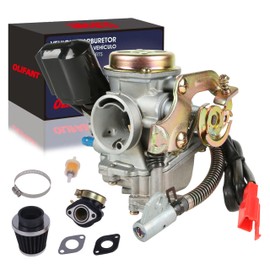 gy6 50cc Carburetor For 50cc 49cc Scooter moped PD18J PD19J Taotao Carb 4 Stroke 139QMB Engine With Air Filter Intake Manifold