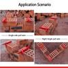 2PCS Brick Line Runner, 3.5-4.7 Inch Clamp Width Brick Clamps