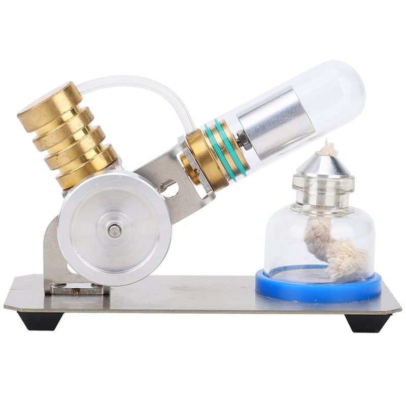 V Type Stirling Engine Model Physics Experiment Educational Tool Toy
