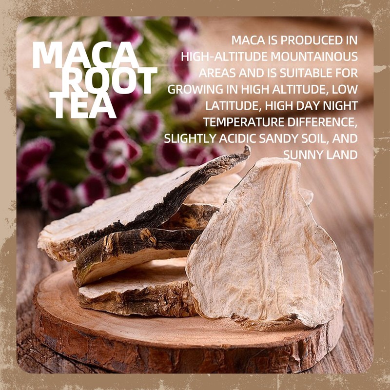 Jiaoming Black Maca Root Herbal Tea for Men & Women,