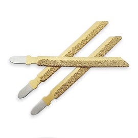 SHDIATOOL Diamond Jig Saw Blades 4 Inch Cutting Disc for Tile Ceramic Brick Marble with T-Shank 46 Grit 3-Piece