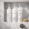 MOIIKKO Refillable Shampoo and Conditioner Dispenser Bottles 900ml Set of