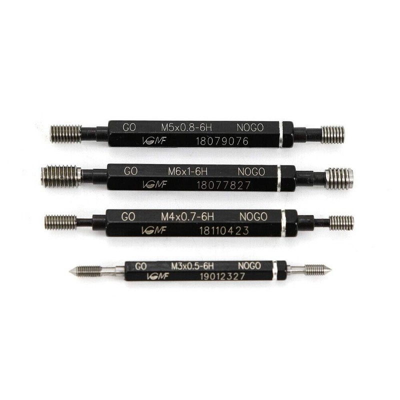 Metric Thread Plug Gauge Kit, TBVECHI 7 Pcs Metric Thread