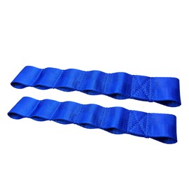 Adjustable Door Strap for Jeep Wrangler TJ YJ JK JKU JL JLU,Door Limiting Check Strap for Jeep Wrangler,Heavy Duty Strap Blue(Pack of 2)