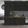 Stickyart 36"x160" Nero Marquina Black Marble Contact Paper for Countertops