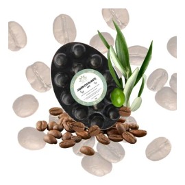 Jabón Exfoliante Vitality Shop Café Cacao Aceite Oliva 100g Orgánico