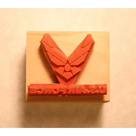 Sundrop Craftworks NEW US Air Force Symbol Rubber Art Stamp