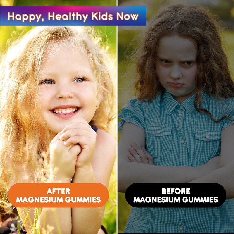 Calm Magnesium Gummies for Kids - Magnesium Glycinate Supplement for