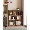 VASAGLE Custos Collection - Bookshelf, 3-Tier Bookcase, Book Shelf, Open