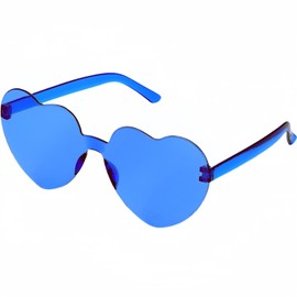 Virtue morals Heart Shaped Sunglasses for Women, Heart Glasses, Heart Sunglasses, Blue