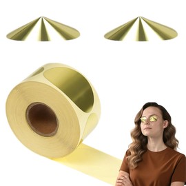 Disposable Sunbed UV Protection, Gold Tanning Bed Eyewear Sticker, Adjustable Sunbed Eye Protection Cones for Beach, Home and Indoor Tanning Summer (Golden)