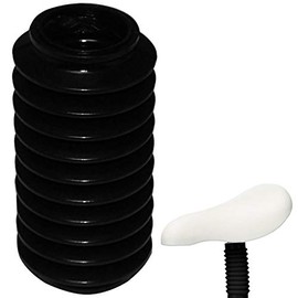 cyclingcolors SEAT POST COVERTUBE BLACK DUST COVER CHILD CYCLE RING 25MM 80MM BOY PLASTIC