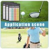 PLIGREAT 15 Pcs Golf Club Range Chart Card, 5.5x8.6 cm