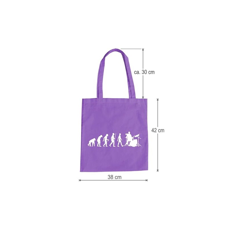 Evolution Drums Cotton Bag - Drum Set Drum Cymbals Stick