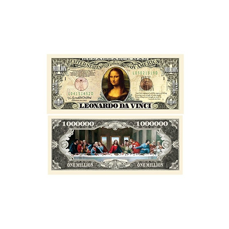American Art Classics Set of 5 - Leonardo Davinci Million
