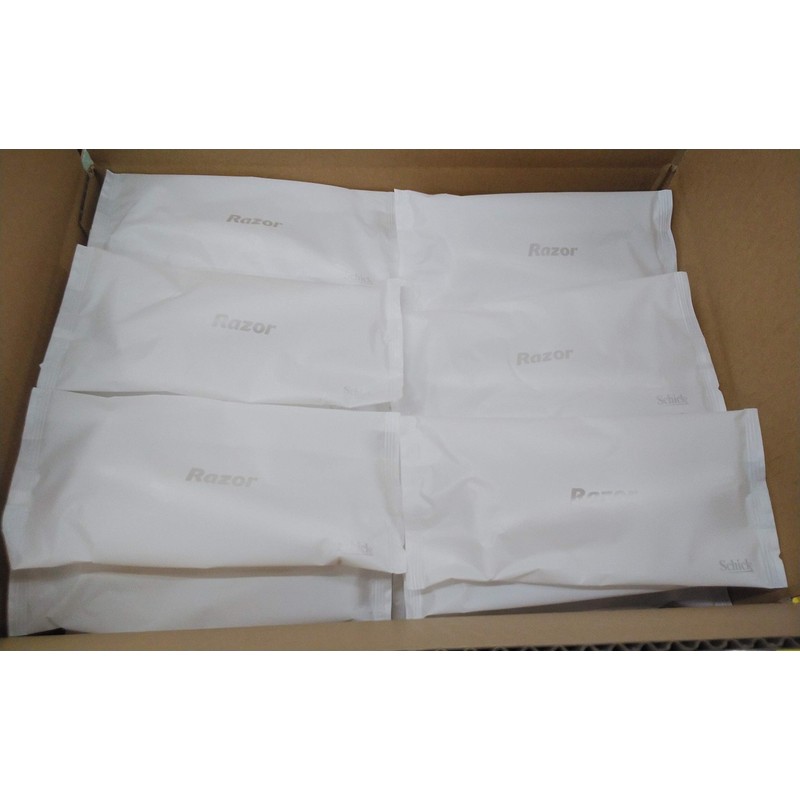 Hotel Amenity Disposable Razors Six Special SS-II Individual Packaging, Commercial
