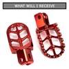 PSLER Dirt Bike Foot Pegs,Motorcycle Footpegs CNC Foot Pedals Rests