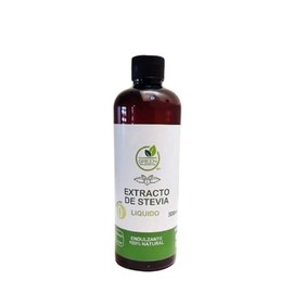 Green Concept Stevia Líquida 100% Natural 500 ml Endulzant en Gotas Cero Calorías, Vegano, Keto, Concentrada No Amarga