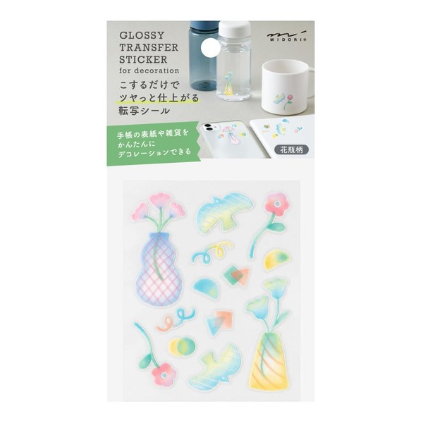Midori Seal Decal Glossy Vase Pattern 82702006