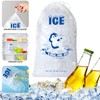 Ice Cube Bags Ice Bags with Drawstring - Heavy Duty