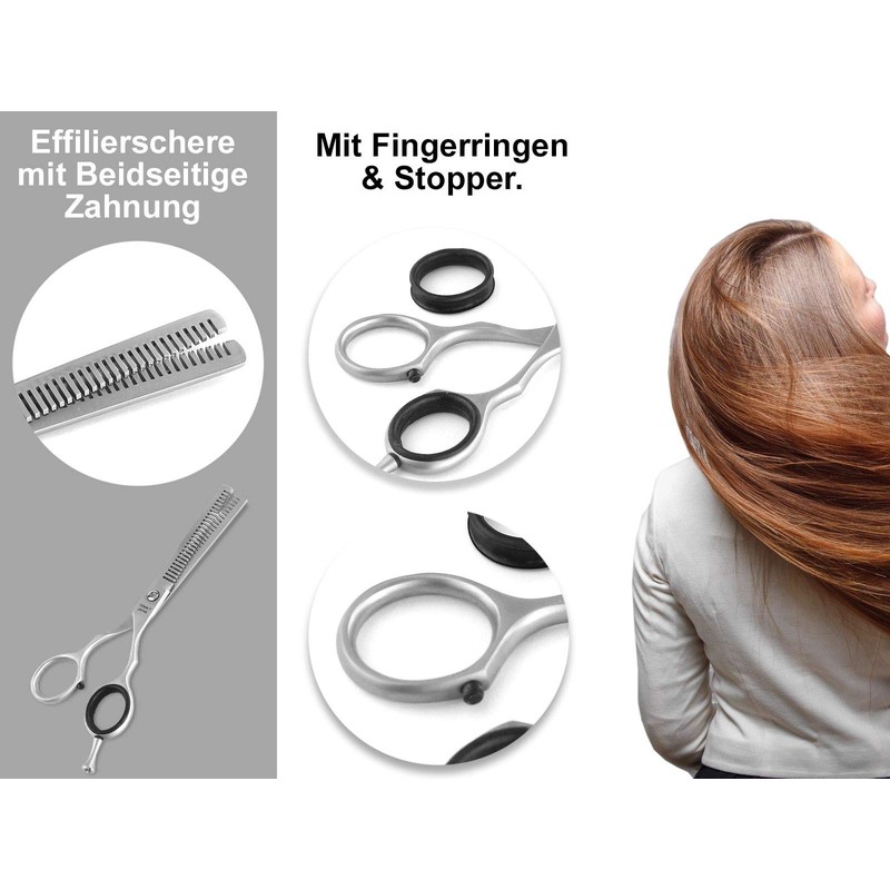 Professional Hair Scissors Hairdressing Scissors Thinning Scissors Stainless Steel Rustproof