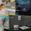 KOSUMOSU Digital LED Clock 6.7 Inch Gold Alarm Clock Desk