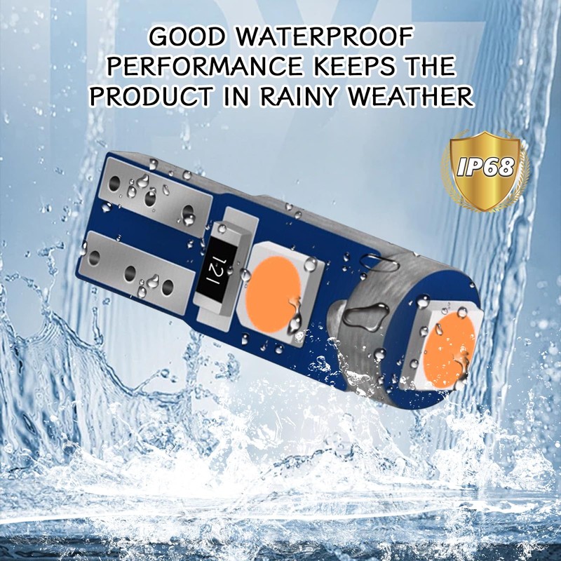 SamWinGear 20PCS 74 LED Bulb T5 Led Dash Light Bulbs,