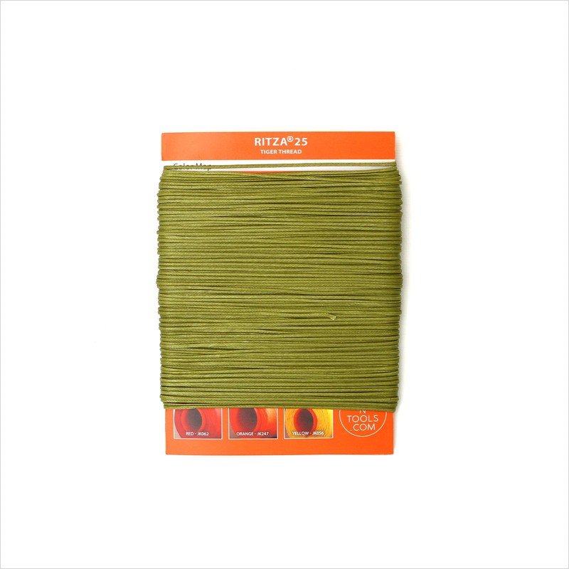 RITZA 25 Tiger Thread for Leather Craft | Waxed Tiger
