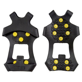 J. J. Keller SAFEGEAR Large Slip-On Snow & Ice Cleats for Shoes and Boots - 10 Studs