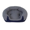 Cama para Perro con Forro acolchonado (Small, Azul)