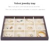 Wooden Jewelry Organizer Tray, Large Drawer Insert for jewelry accessories,