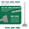 MonkeyKingBar-Sds Plus Masonry Tool 16"x3" (400 * 75mm) Scaling Chisel-