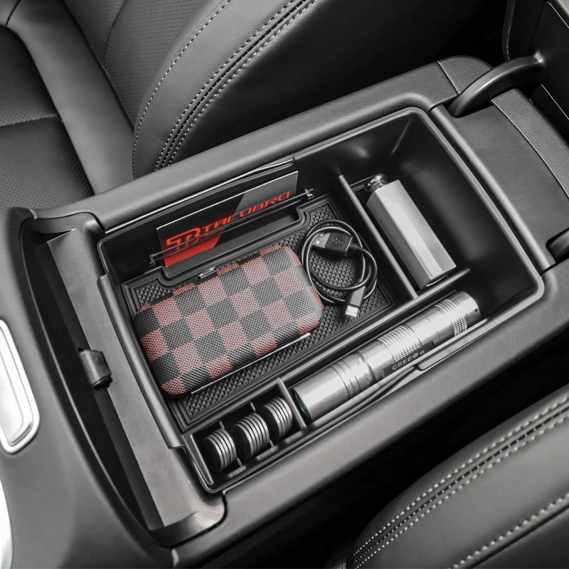 TACORBO Center Console Organizer Compatible with Hyundai Santa Fe 2021