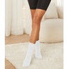Women's Slouch Crew Socks Retro Solid Scrunch Boot Chunky Ribbed