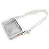 Clear Shoulder Bag PVC Zippered Waterproof Stadium Approved Purse for