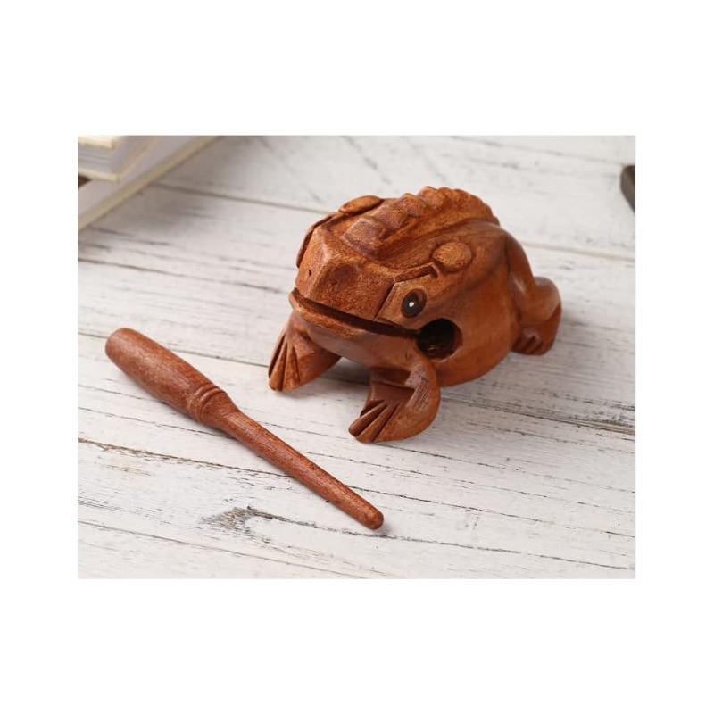 [Karokak] Frog Musical Instrument, Wooden, Frog, Mini Guillo, Drum, Percussion,
