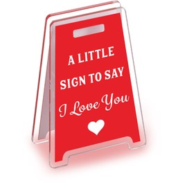 Romantic I Love You Sign for Him Her, Valentines Day Gift for Boyfriend Girlfriend, Anniversary Wedding Gift for Husband Wife, I Love You Gifts for Him, Will You be My Girlfriend