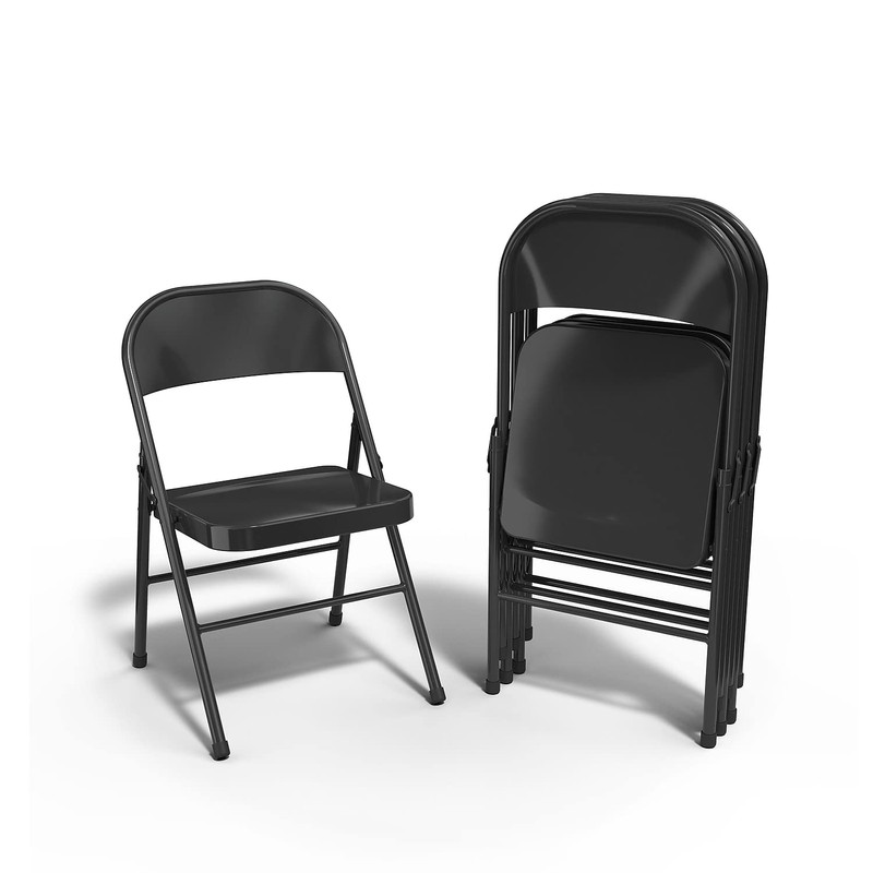 STAPLES 2720169 Banquet/Reception Chair Black 4/Pack (51501)