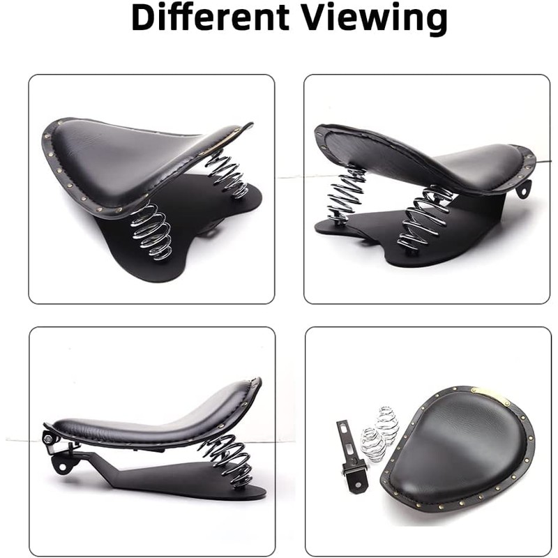 Black Motorcycle Solo Seat Fits for Sportster XL 1200 883
