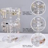 Acrylic Jewelry Stand Rotating Necklace Organizer, Clear 2-Tier Adjustable Necklace