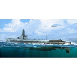 Hobbyboss HBB83524 1:350-USS Gato SS-212 1944 Scale Model Kit, Molded Color