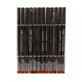 Sangpum Sangse Seolmyung Chamjo 아이브로우 펜슬 눈썹 펜슬 갈색 12P Eyebrow Pencil Brown 12P