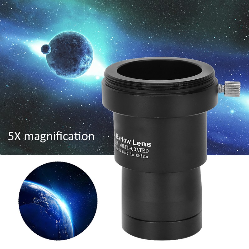 Datyson 1.25 Inch 5X Magnification Lens T2/M35 Thread Astronomical Telescope