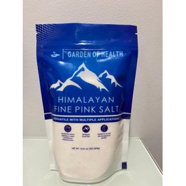 GARDEN OF HEALTH Himalayan Pink Salt, 1 lb, Coarse Salts Pure and Nutrient-Rich, Pack of 1
