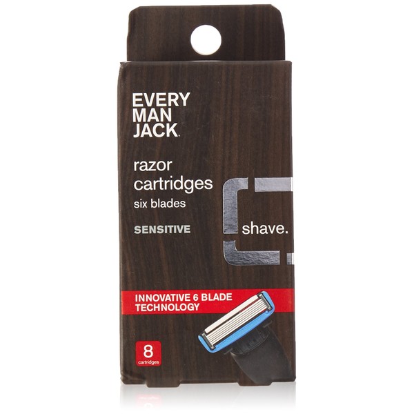 Every Man Jack Razor Cartridges, 8-pack