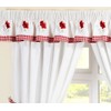 HomeSpace Direct Poppies Pencil Pleat Kitchen Pelmet 136 x 10