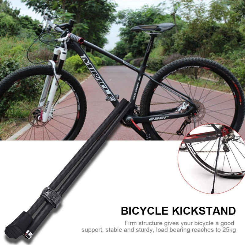 EVTSCAN Bike Kickstand, Carbon Fiber Bicycle Kickstand Bike Quick Release