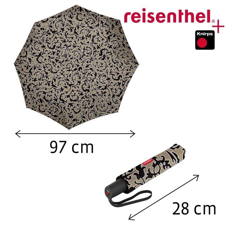 reisenthel umbrella pocket duomatic - compact pocket umbrella made from