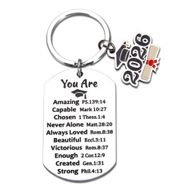 Christian Graduation Gifts for Her Him, Class of 2026 Senior 2026 Gifts Bulk, Graduation Announcements 2026, Graduations Gift Keychain for College High School Grad Students, 2026 Graduations Favors