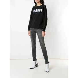 Armani Exchange $140 Armani Exchange Women's, J01 Super Skinny Mid Rise Jeans, Gray, 25R